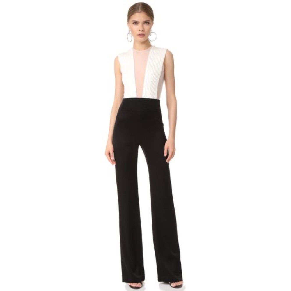 Galvan London White/Black Jumpsuit
